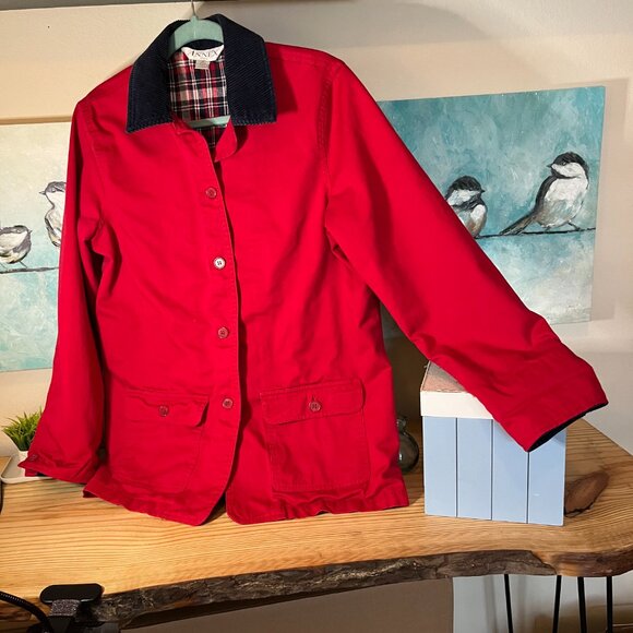 Casual Corner Annex Red Coat Women's Medium Petite - Picture 6 of 16